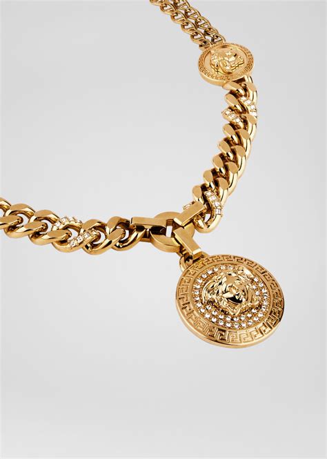 versace collana leone uomo|Versace Necklaces & Chains for Men .